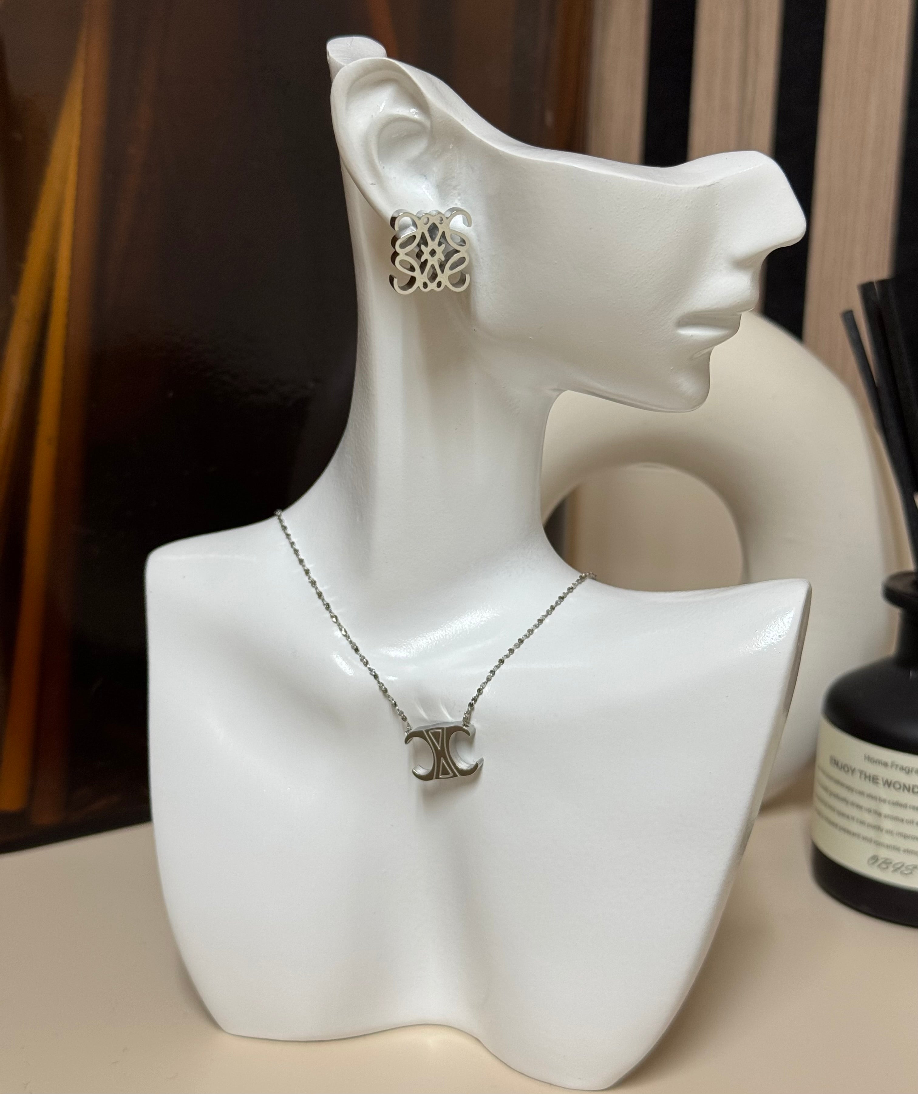 Collier inspi Cel argenté