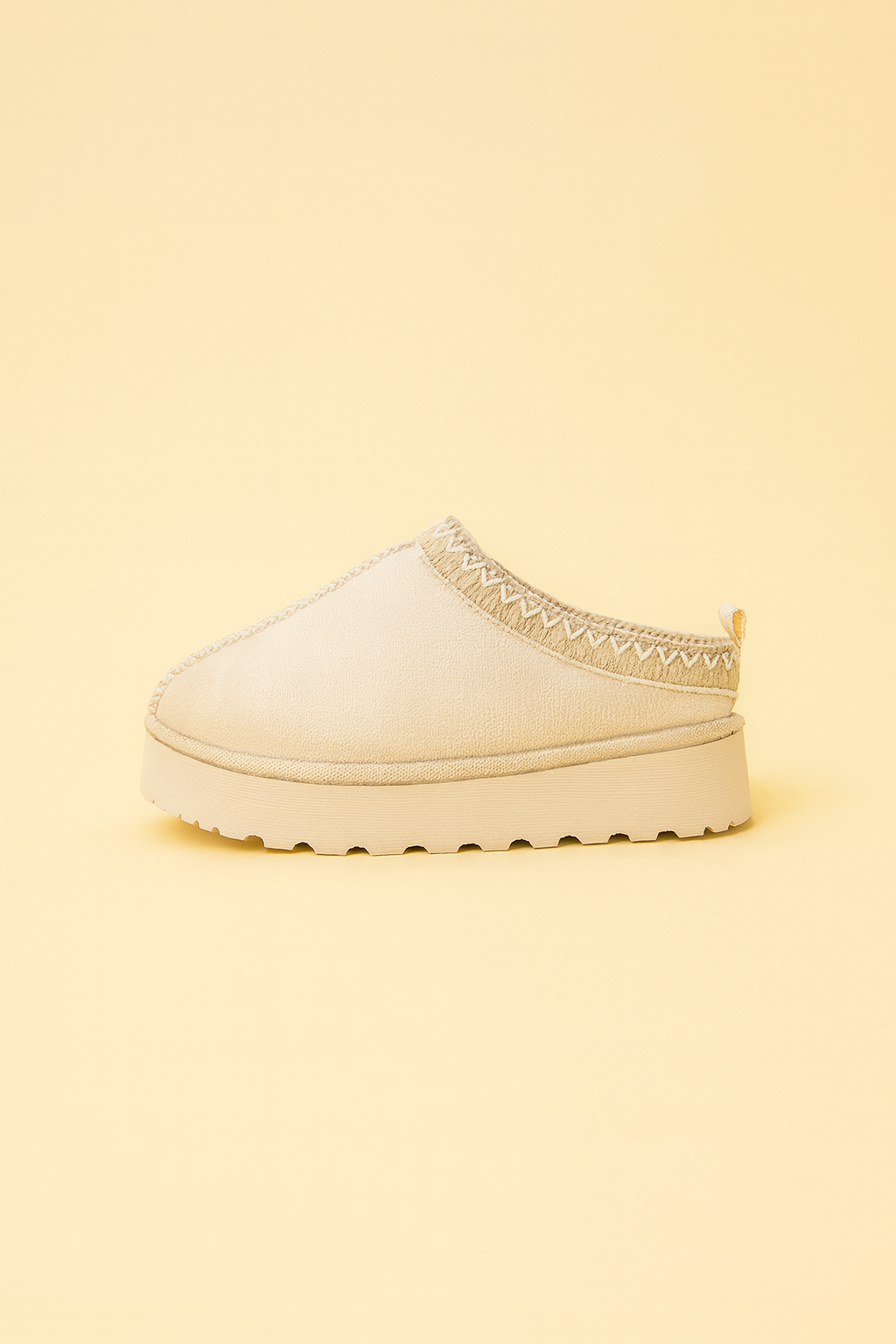 Chaussons inspi U Écru « Taille Enfant »