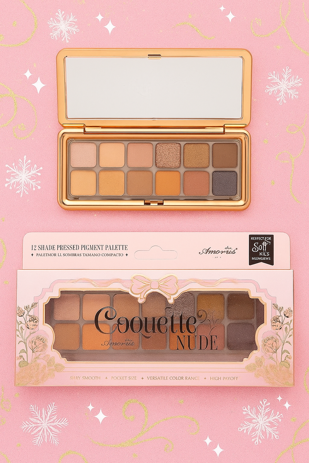 Palette 12 couleurs Nude