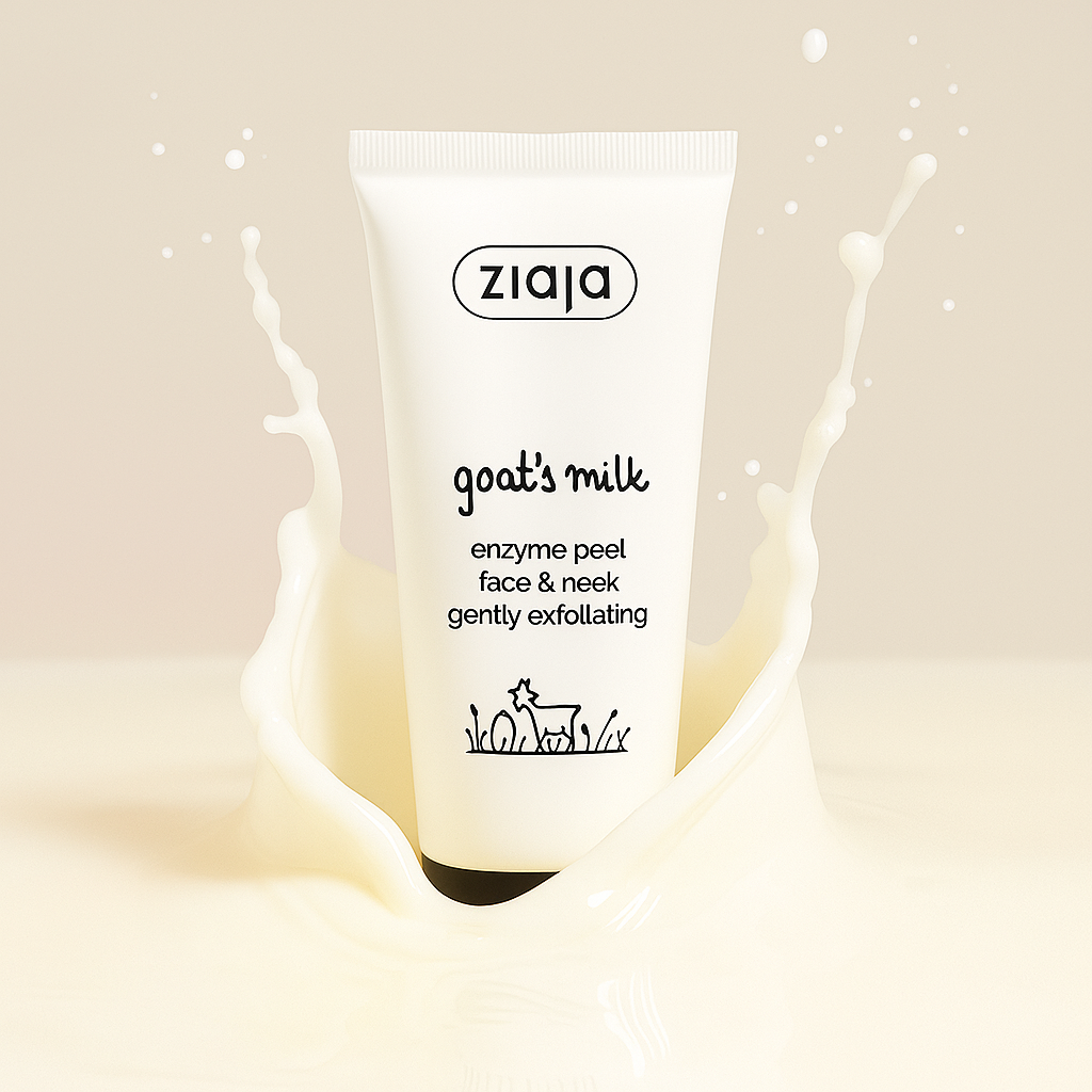 Peeling doux aux enzymes et au lait de chèvre